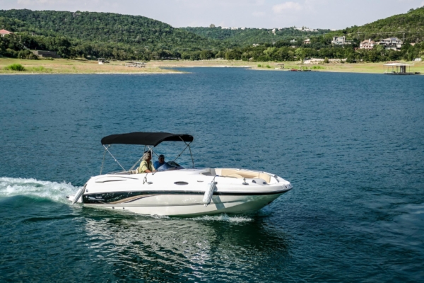 24 foot Chaparral Deluxe Deck Boat Lake Travis