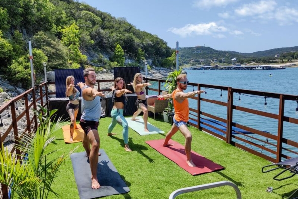 Yoga Retreat on the water lake travis