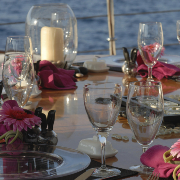 Rehearsal dinners at NaturaReserve Houseboat-Yacht