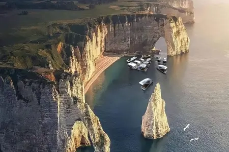 Sustainable Houseboat-Yachts Floating Resort