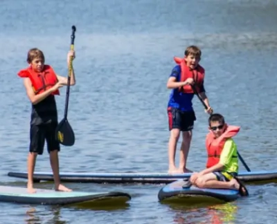 Paddle Boarding for kids at Lake Travis