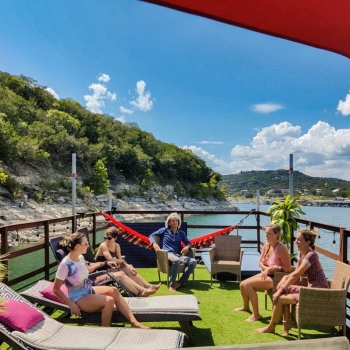 Houseboat-Yacht Nestled in a Lake Travis Cove (31) Houseboat-Yacht Nestled in a Lake Travis Cove