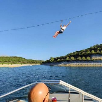 Lake Travis adventure at the zipline Lake Travis adventure at the zipline